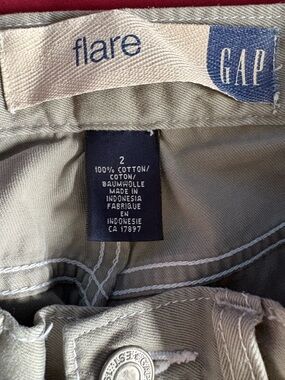 90s Gap flare cargo pants 100% cotton